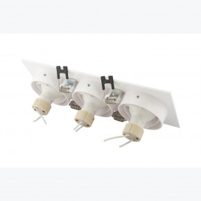 DK3023-WH Встраиваемый светильник, IP 20, 10 Вт, GU5.3, LED, белый, пластик в Ялуторовске - yalutorovsk.ok-mebel.com | фото 4