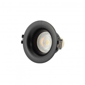 DK3024-BK Встраиваемый светильник, IP 20, 10 Вт, GU5.3, LED, черный, пластик в Ялуторовске - yalutorovsk.ok-mebel.com | фото 1