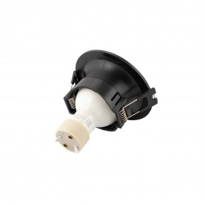 DK3024-BK Встраиваемый светильник, IP 20, 10 Вт, GU5.3, LED, черный, пластик в Ялуторовске - yalutorovsk.ok-mebel.com | фото 3