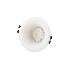 DK3024-WH Встраиваемый светильник, IP 20, 10 Вт, GU5.3, LED, белый, пластик в Ялуторовске - yalutorovsk.ok-mebel.com | фото 1