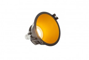 DK3026-BG Встраиваемый светильник, IP 20, 10 Вт, GU5.3, LED, черный/золотой, пластик в Ялуторовске - yalutorovsk.ok-mebel.com | фото 3