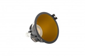 DK3026-BG Встраиваемый светильник, IP 20, 10 Вт, GU5.3, LED, черный/золотой, пластик в Ялуторовске - yalutorovsk.ok-mebel.com | фото 4