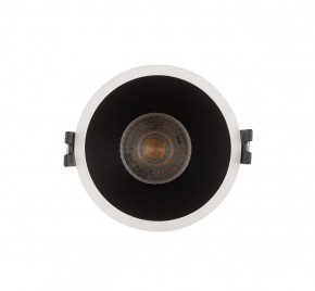 DK3026-WB Встраиваемый светильник, IP 20, 10 Вт, GU5.3, LED, белый/черный, пластик в Ялуторовске - yalutorovsk.ok-mebel.com | фото
