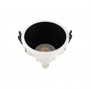 DK3026-WB Встраиваемый светильник, IP 20, 10 Вт, GU5.3, LED, белый/черный, пластик в Ялуторовске - yalutorovsk.ok-mebel.com | фото 2