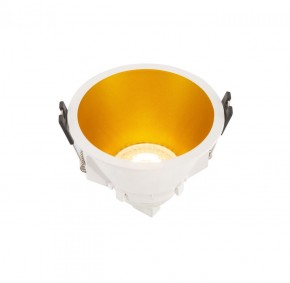 DK3026-WG Встраиваемый светильник, IP 20, 10 Вт, GU5.3, LED, белый/золотой, пластик в Ялуторовске - yalutorovsk.ok-mebel.com | фото 4