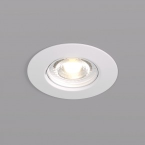 DK3028-WH Встраиваемый светильник, IP 20, 10 Вт, GU5.3, LED, белый, пластик в Ялуторовске - yalutorovsk.ok-mebel.com | фото