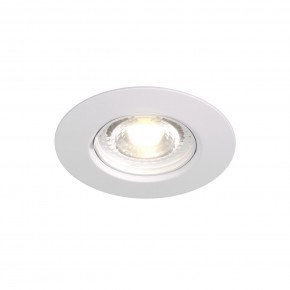 DK3028-WH Встраиваемый светильник, IP 20, 10 Вт, GU5.3, LED, белый, пластик в Ялуторовске - yalutorovsk.ok-mebel.com | фото 5