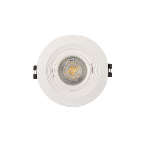 DK3029-WH Встраиваемый светильник, IP 20, 10 Вт, GU5.3, LED, белый, пластик в Ялуторовске - yalutorovsk.ok-mebel.com | фото 1