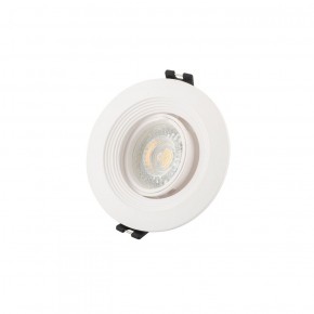 DK3029-WH Встраиваемый светильник, IP 20, 10 Вт, GU5.3, LED, белый, пластик в Ялуторовске - yalutorovsk.ok-mebel.com | фото 2