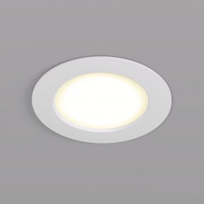 DK3046-WH Встраиваемый светильник, IP 20, 5Вт, LED, белый, пластик в Ялуторовске - yalutorovsk.ok-mebel.com | фото