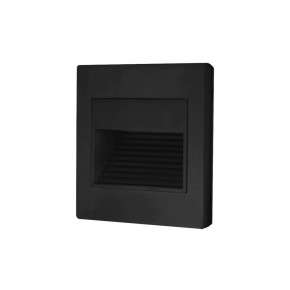 DK3050-BK Светильник встраиваемый в стену, IP 20, LED 3000, 1 Вт, черный пластик в Ялуторовске - yalutorovsk.ok-mebel.com | фото