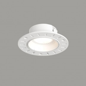 DK3055-WH Встраиваемый светильник, IP 20, 10 Вт, GU5.3, LED, белый, пластик в Ялуторовске - yalutorovsk.ok-mebel.com | фото