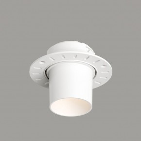 DK3057-WH Встраиваемый светильник под шпатлевку, IP20, до 15 Вт, LED, GU5,3, белый, пластик в Ялуторовске - yalutorovsk.ok-mebel.com | фото 1