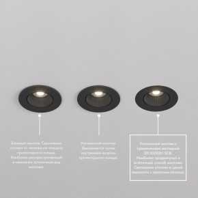 DK3061-BBR Встраиваемый светильник, IP 20, 10 Вт, GU5.3, LED, черный/бронзовый, пластик в Ялуторовске - yalutorovsk.ok-mebel.com | фото 4