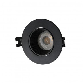 DK3061-BK Встраиваемый светильник, IP 20, 10 Вт, GU5.3, LED, черный/черный, пластик в Ялуторовске - yalutorovsk.ok-mebel.com | фото