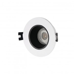 DK3061-WH+BK Встраиваемый светильник, IP 20, 10 Вт, GU5.3, LED, белый/черный, пластик в Ялуторовске - yalutorovsk.ok-mebel.com | фото 1
