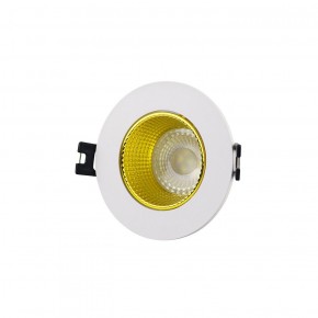 DK3061-WH+YE Встраиваемый светильник, IP 20, 10 Вт, GU5.3, LED, белый/желтый, пластик в Ялуторовске - yalutorovsk.ok-mebel.com | фото