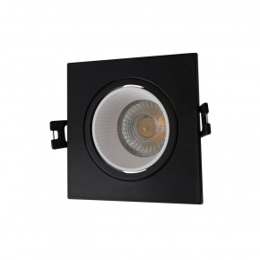 DK3071-BK+WH Встраиваемый светильник, IP 20, 10 Вт, GU5.3, LED, черный/белый, пластик в Ялуторовске - yalutorovsk.ok-mebel.com | фото 1