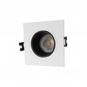 DK3071-WH+BK Встраиваемый светильник, IP 20, 10 Вт, GU5.3, LED, белый/черный, пластик в Ялуторовске - yalutorovsk.ok-mebel.com | фото 1