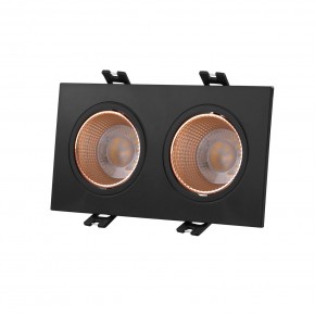 DK3072-BBR Встраиваемый светильник, IP 20, 10 Вт, GU5.3, LED, черный/бронзовый, пластик в Ялуторовске - yalutorovsk.ok-mebel.com | фото