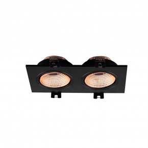 DK3072-BBR Встраиваемый светильник, IP 20, 10 Вт, GU5.3, LED, черный/бронзовый, пластик в Ялуторовске - yalutorovsk.ok-mebel.com | фото 2