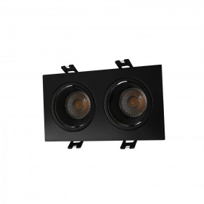 DK3072-BK Встраиваемый светильник, IP 20, 10 Вт, GU5.3, LED, черный/черный, пластик в Ялуторовске - yalutorovsk.ok-mebel.com | фото