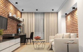 DK3080-BW+BK Светильник накладной IP 20, 10 Вт, GU5.3, LED, черно-белый/черный, пластик в Ялуторовске - yalutorovsk.ok-mebel.com | фото 2