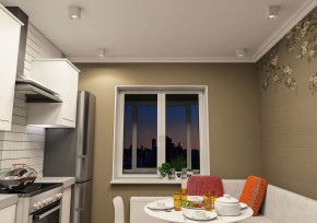 DK3080-WH Светильник накладной IP 20, 10 Вт, GU5.3, LED, белый/белый, пластик в Ялуторовске - yalutorovsk.ok-mebel.com | фото 2
