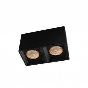 DK3085-BK+BR Светильник накладной IP 20, 10 Вт, GU5.3, LED, черный/бронзовый, пластик в Ялуторовске - yalutorovsk.ok-mebel.com | фото