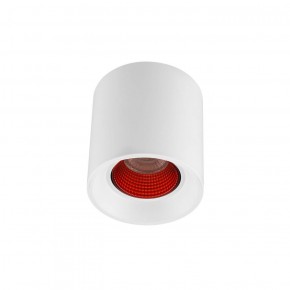 DK3090-WH+RD Светильник накладной IP 20, 10 Вт, GU5.3, LED, белый/красный, пластик в Ялуторовске - yalutorovsk.ok-mebel.com | фото 1