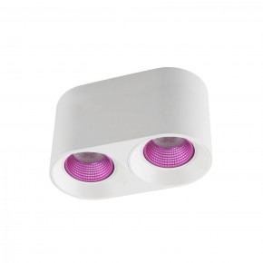 DK3096-WH+PI Светильник накладной IP 20, 10 Вт, GU5.3, LED, белый/розовый, пластик в Ялуторовске - yalutorovsk.ok-mebel.com | фото