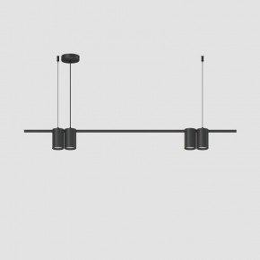 DK4061-BK Подвесной светильник ORBIT, IP20, 4xGU10 LED до 15 Вт, черный матовый, алюминий в Ялуторовске - yalutorovsk.ok-mebel.com | фото 2