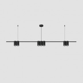 DK4063-BK Подвесной светильник ORBIT, IP20, 7xGU10 LED до 15 Вт, черный матовый, алюминий в Ялуторовске - yalutorovsk.ok-mebel.com | фото 2