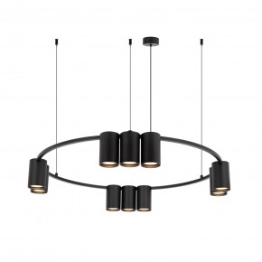 DK4065-BK Подвесной светильник ORBIT, IP20, 10xGU10 LED до 15 Вт, черный матовый, алюминий в Ялуторовске - yalutorovsk.ok-mebel.com | фото 3