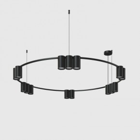 DK4067-BK Подвесной светильник ORBIT, IP20, 15xGU10 LED до 15 Вт, черный матовый, алюминий в Ялуторовске - yalutorovsk.ok-mebel.com | фото 2
