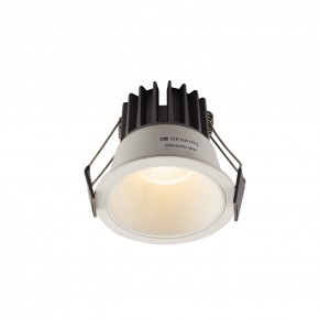DK4400-WH Встраиваемый светильник, IP 20, 7 Вт, LED 3000, белый, алюминий в Ялуторовске - yalutorovsk.ok-mebel.com | фото