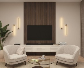 DK5010-SG Бра 600 мм, 3000К, IP20, 5 Вт, матовое золото в Ялуторовске - yalutorovsk.ok-mebel.com | фото 5