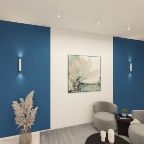 DK5022-WH Настенный светильник, IP20, до 15 Вт, LED, 2xGU10, белый, алюминий в Ялуторовске - yalutorovsk.ok-mebel.com | фото 5