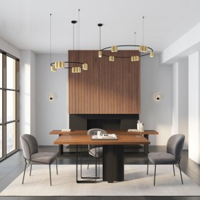 DK5060-BK+SG Бра ORBIT, IP20, 3000К, LED, 10 Вт, черный + сатинированное золото, алюминий в Ялуторовске - yalutorovsk.ok-mebel.com | фото 6