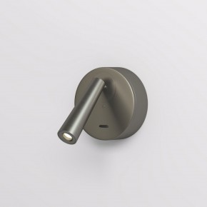 DK5072-DN Бра SHINE WALL со светодиодом, D104*H68, IP20, 3000К, 3W, RA?90, темный никель, алюминий в Ялуторовске - yalutorovsk.ok-mebel.com | фото
