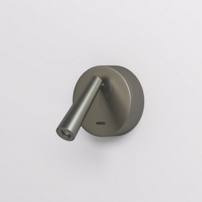 DK5072-DN Бра SHINE WALL со светодиодом, D104*H68, IP20, 3000К, 3W, RA?90, темный никель, алюминий в Ялуторовске - yalutorovsk.ok-mebel.com | фото 2