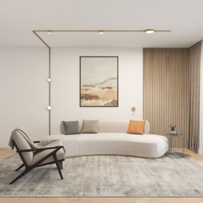 DK5072-SB Бра SHINE WALL со светодиодом, D104*H68, IP20, 3000К, 3W, RA?90, сатинированная латунь, алюминий в Ялуторовске - yalutorovsk.ok-mebel.com | фото 5