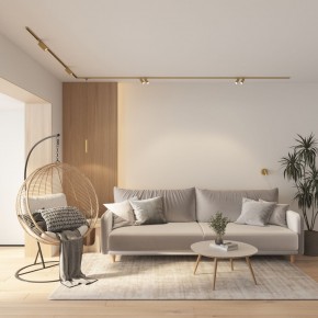 DK5072-SB Бра SHINE WALL со светодиодом, D104*H68, IP20, 3000К, 3W, RA?90, сатинированная латунь, алюминий в Ялуторовске - yalutorovsk.ok-mebel.com | фото 8
