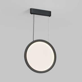 DK6604-BK Подвесной вертикальный светильник Veil со светодиодом H1500 d450 220V 36W 3000-6000K IP20 черный алюминий в Ялуторовске - yalutorovsk.ok-mebel.com | фото