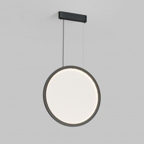DK6606-BK Подвесной вертикальный светильник Veil со светодиодом H1700 d600 220V 48W 3000-6000K IP20 черный алюминий в Ялуторовске - yalutorovsk.ok-mebel.com | фото