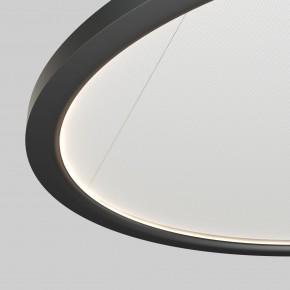 DK6616-BK Подвесной горизонтальный светильник Veil со светодиодом H900 d600 220V 48W 3000-6000K IP20 черный алюминий в Ялуторовске - yalutorovsk.ok-mebel.com | фото 3