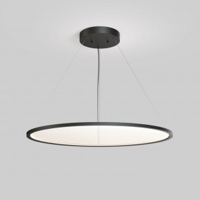DK6620-BK Подвесной горизонтальный светильник Veil со светодиодом H900 d1000 220V 82W 3000-6000K IP20 черный алюминий в Ялуторовске - yalutorovsk.ok-mebel.com | фото