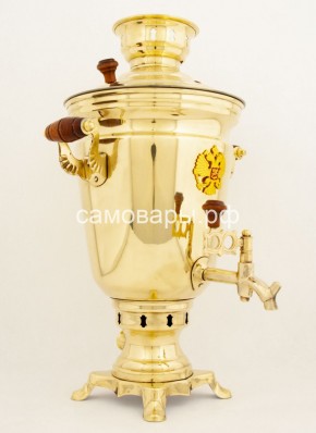 Электрический самовар "Конус с гербом" на 4 литра в Ялуторовске - yalutorovsk.ok-mebel.com | фото 3
