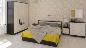 Фиеста Кровать 1800, цвет венге/дуб лоредо, ШхГхВ 183,5х203,5х80 см., сп.м. 1800х2000 мм., без матраса, основание есть в Ялуторовске - yalutorovsk.ok-mebel.com | фото 5
