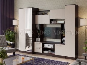 ФЛОРА Стенка (2700) ЛДСП (Дуб Беленый/Венге) в Ялуторовске - yalutorovsk.ok-mebel.com | фото